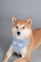 Touchdog ®'Dizzy-Eyed Cyclops' Cotton Hook-and-Loop Dog Bandana and Scarf